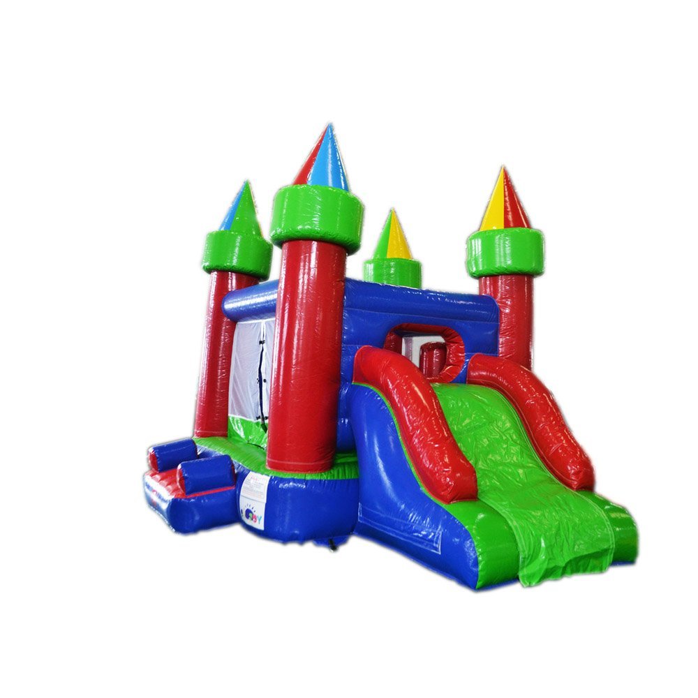 Castelo com escorregas